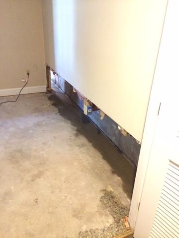 Newly Installed Basement Drainage System