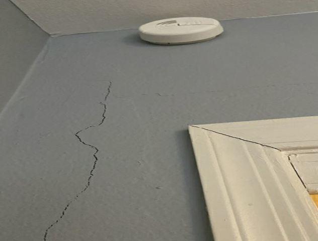 Symptom of Foundation Stress: Wall Crack