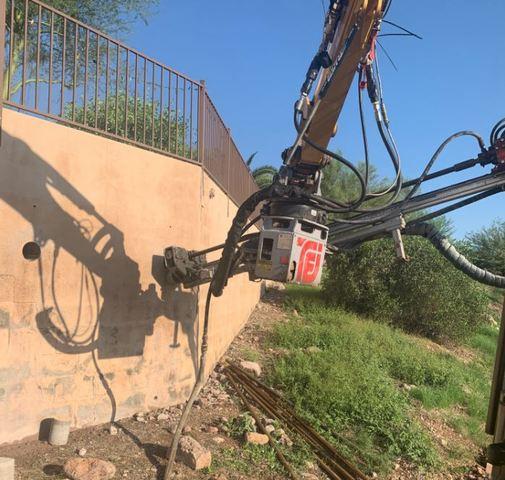 Mid Micro Piles Installation Process in Fort McDowell, AZ