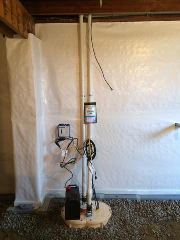 TripleSafe Sump Pump Waterproofing System