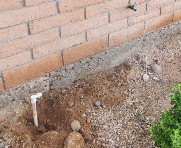 Spalling Concrete on Stem Wall Down in Mesa, AZ - 2