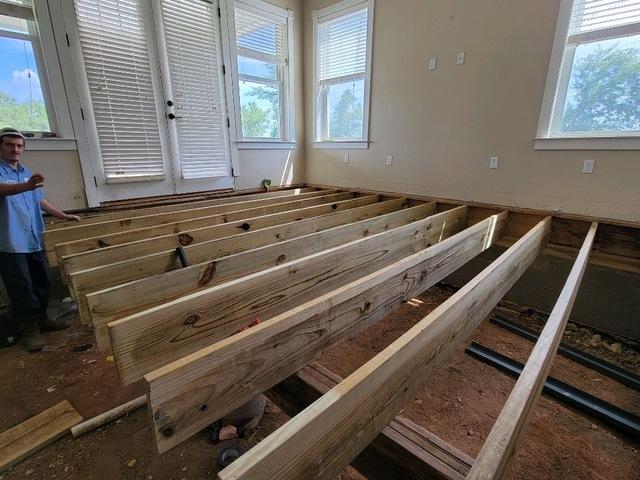 Subfloor During Construction