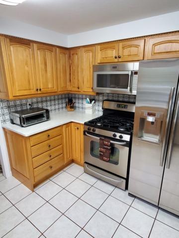 New countertop and backsplash