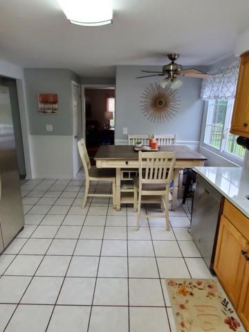 New paint job and ceiling fan/light