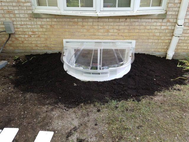 Egress window installed