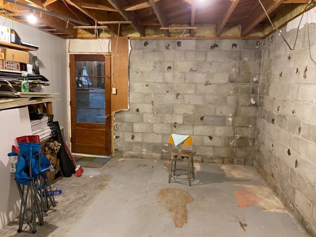 Sous-sol humide de notre client