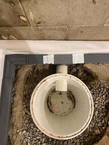 WaterGuard posé et ajout de la SuperSump