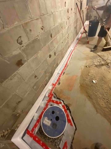 Aperçu lors des travaux