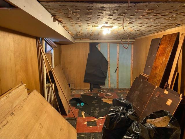 Demolition of the Basement Begins