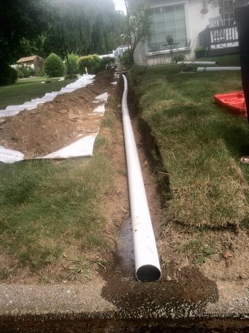 Installed pipe