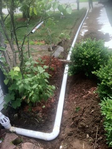 Iceguard and discharge line