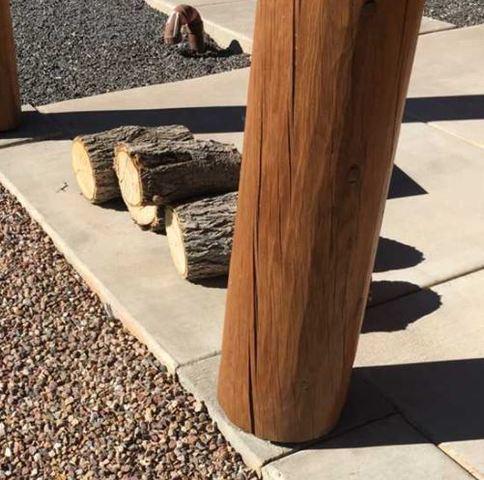 Wooden Pillars Falling Apart in Show Low, AZ - 2