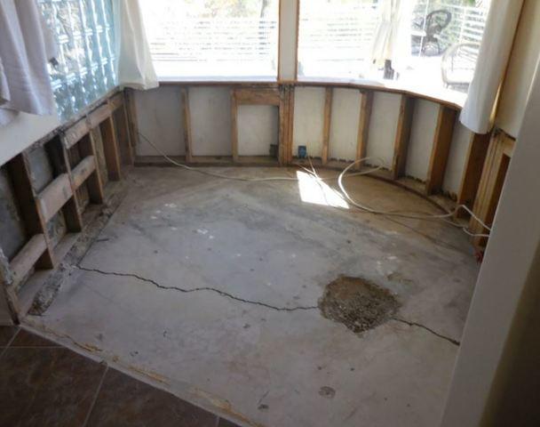 Before Concrete Cracks Stitching Repair System