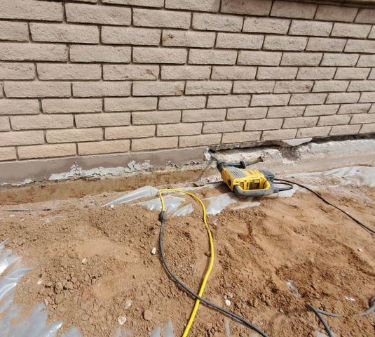 Stem Wall Repair Process: Removing the Rebar