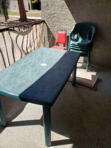 Outdoor furniture removal