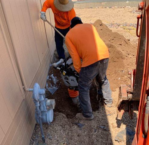 Underpinning Installation Process: Digging