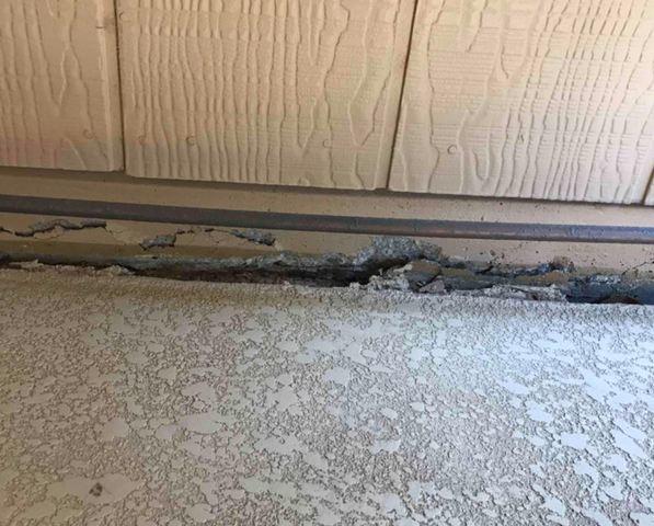 Stem Wall Failure Symptoms: Spalling Concrete