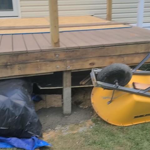 Reinforcing the Underpinning of the Deck