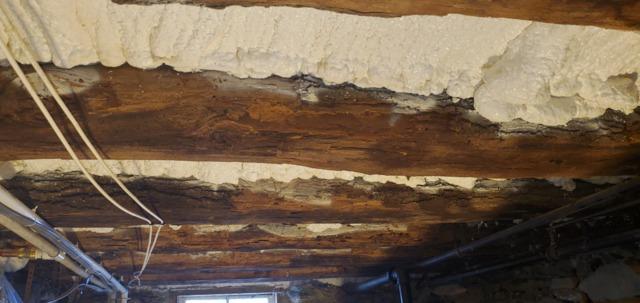 Spray foam adheres to the surface where it is installed and conforms to the exact space it's in. This keeps it from deteriorating or falling. The life expectancy of spray foam insulation is 80+ years.