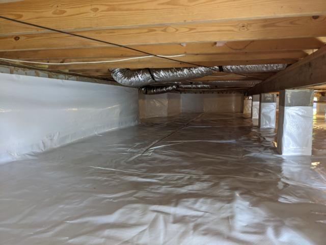 Fully Encapsulated Crawl Space