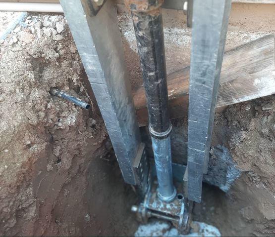 Manually Driven pier in Gilbert, AZ