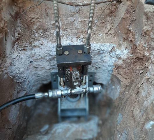 Hydraulically Driven pier in Gilbert, AZ