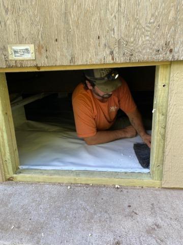 Crawl Space Crew Finishing Up