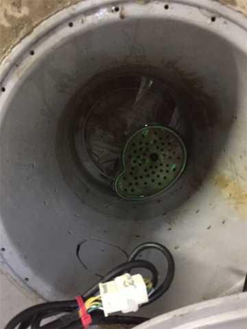 Dirty Sump Pump Before
