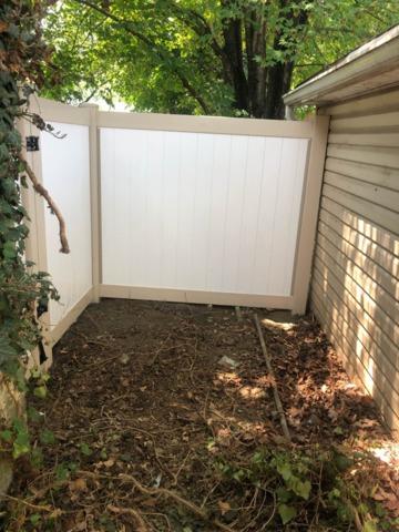 Almond Rails, Posts and Caps / Khaki Inserts 4' and 6' Vinyl Acadia Privacy (2) 3' gates