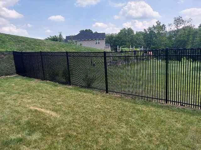 Black Aluminum 72" Classic, Commercial Grade, Extra Picket, 3 Rail, Picket Through Bottom Rail