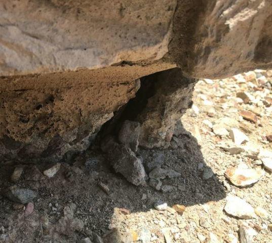 Symptoms of Stem Wall Failure: Spalling Concrete