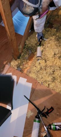 More moldy insulation