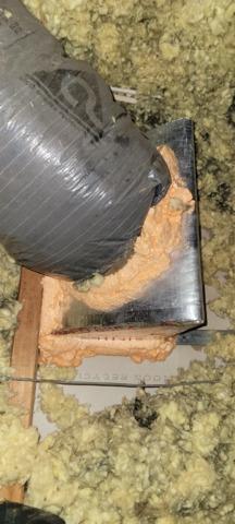 Air sealing points of leakage