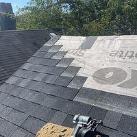 We have a fiberglass reinforcement strip on the underside of each shingle, so nails don't tear when lifted by strong winds.