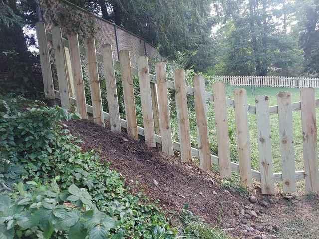 4' Natural Picket Pressure Treated Wood (2) 4' gates / (1) 8' double gate