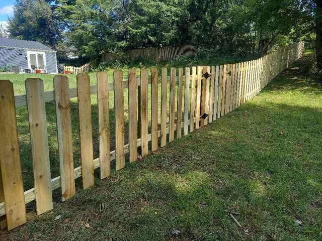4' Natural Picket Pressure Treated Wood (2) 4' gates / (1) 8' double gate