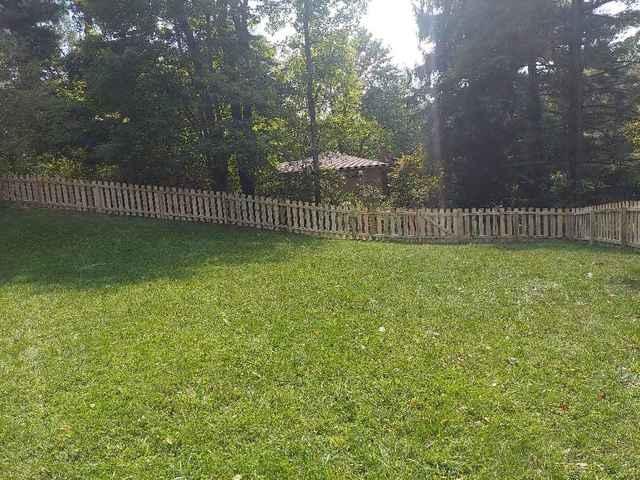 4' Natural Picket Pressure Treated Wood (2) 4' gates / (1) 8' double gate