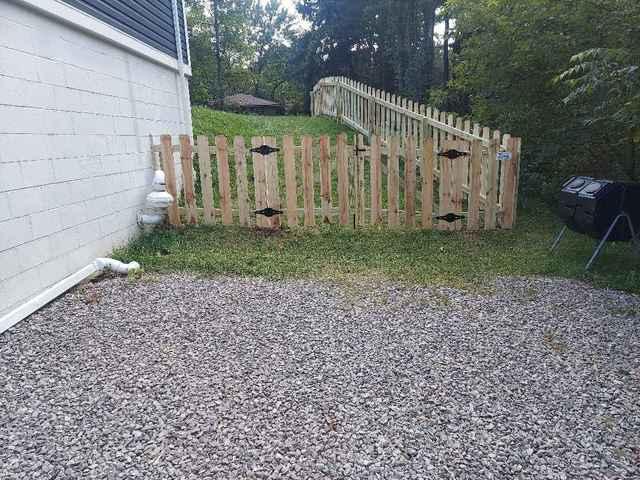 4' Natural Picket Pressure Treated Wood (2) 4' gates / (1) 8' double gate