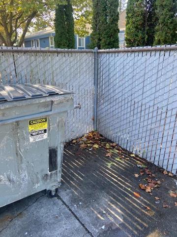 After mattress was removed