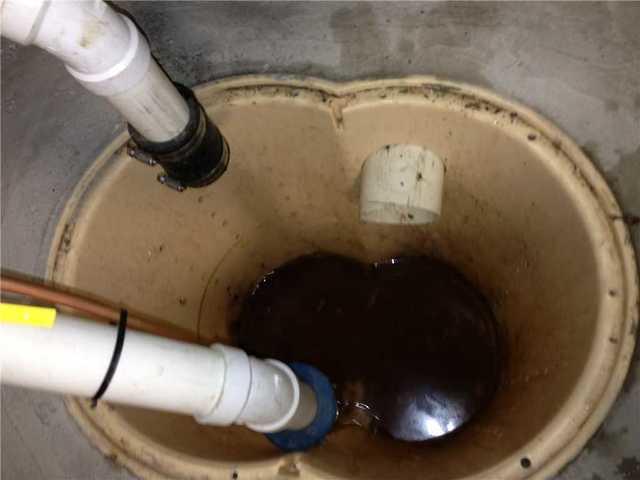 Sump Pump Before