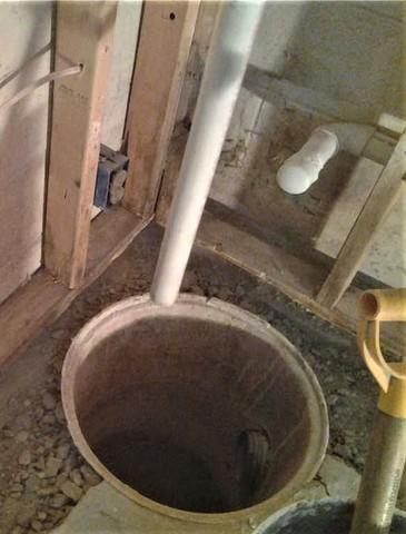 Beginning Installation of UltraSump