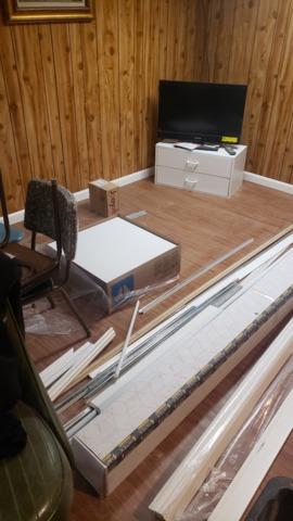 Our Installation Crews work to keep your basement as clean as possible during your basement remodel. If they can't easily remove materials or tools for a night, they will stack them as neatly as possible so they are out of the way but ready to be used the next day.