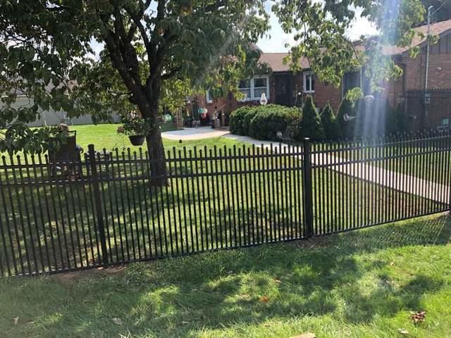 4' Black Aluminum Fence Blue Ridge, Extra Picket, 3 Rail, Flush Bottom (2) 4' gates / (1) 8' gate