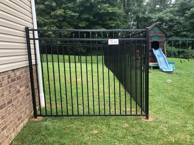 4' Black Wilmington, 3 Rail, Commerical Grade, Flush Bottom Aluminum Fence