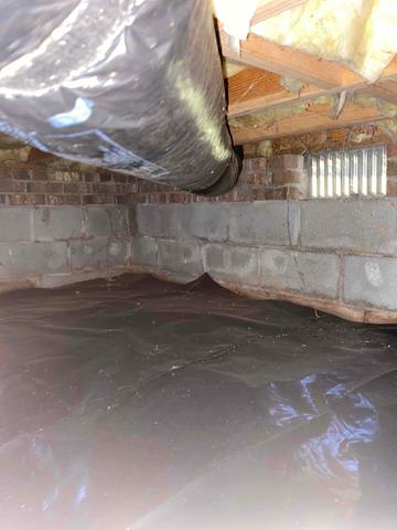 Water Damage on Block Foundation