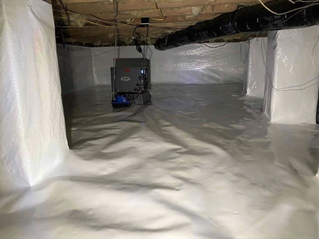 Crawl Space Dehumidifying Air System