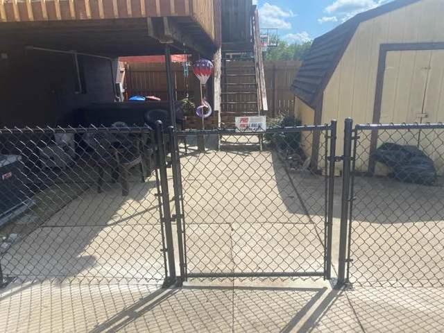 4' Black Chain Link Fence (2) 4' Gates