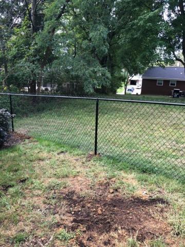 4' Black Chain Link (1) 6' double gate