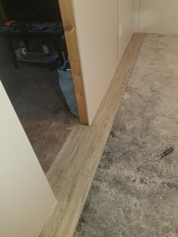 Installing the Basement Floor