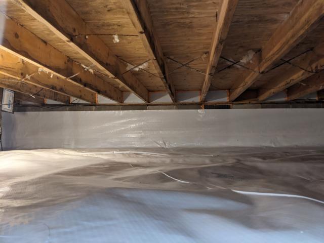 Sealed Crawl Space in Felton, DE